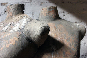 A Very Decorative Pair of French Shop-Window Mannequin Busts c.1900