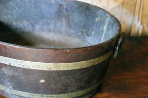 A Late Regency Period Painted Oval Papier-Mâché Foot Bath c.1830