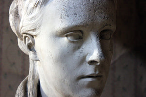 A Plaster Portrait Bust of a Maiden in the Style of Clytie c.1870-1900