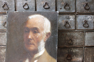 An Oil on Board Portrait of Augustus William Dubourg, Playwright, by R.S. Moseley RA c.1912