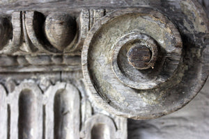 A Rare Pair of James I/Charles I Carved Oak Wall Pilasters c.1610-30