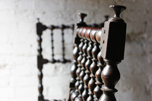 A Very Good Pair of Charles II Oak Spindle Back Chairs c.1680