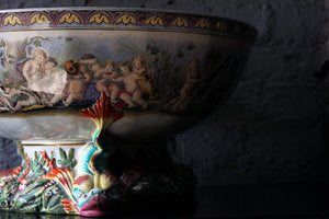 A Very Large Gildea & Walker Staffordshire Punch Bowl c.1885