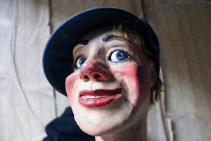 An Early 20thC Cased Ventriloquist’s Dummy By Arthur Quisto