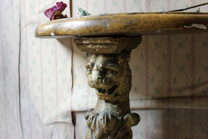 A Regency Period Gilded Leopard Monopodia Console Table c.1810-20