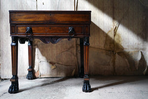 A Regency Mahogany Writing Desk in the Manner of Thomas Hope c.1805-10