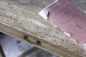 An Attractive Late Regency Period Scumble Faux Grain Painted Pine Side Table c.1830