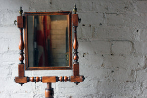 A Fine George III Mahogany & Ebonised Gentleman’s Shaving Mirror c.1825