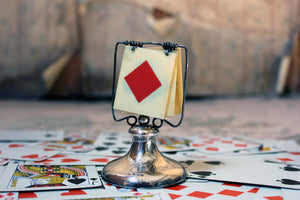 A Silver & Bone Bridge Counter by Samuel M Levi, Birmingham 1912