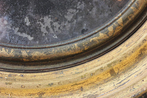 A Very Pretty Regency Giltwood & Gesso Convex Mirror Surmounted by an Eagle c.1815