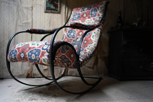 An Early Victorian Winfield Design Steel Rocking Chair c.1840-50