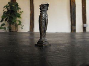 A French Bronze Owl Seal
