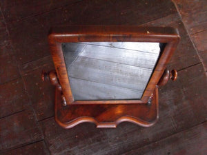 A Victorian Mahogany Toilet Mirror
