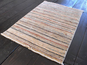 A Versatile Pakistani Gabbeh Rug: 85cm x 62cm
