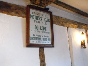 A Rare Framed Vintage World War II poster for the Cambridge 'Evacuated Mother's Club'