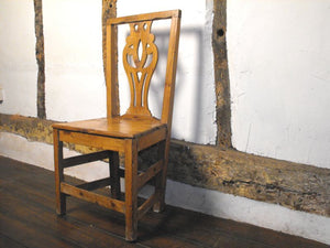 A Rustic George III Country Pine Chair