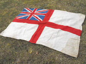 A British Vintage Royal Navy White Ensign Flag