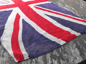A Good Soft Cotton British Vintage Printed Union Jack Flag