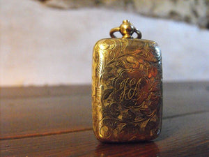A Late Nineteenth Century Engraved Silver Box
