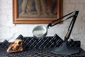 A Good c.1935 Art Deco Anglepoise Style Table Magnifier by N&B Ltd, England