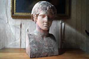 An Early 18thC Terracotta Bust of Hermes c.1700-50