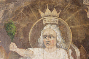 A Quite Magnificent 18thC English School Oil on Canvas; The Last Judgement c.1790