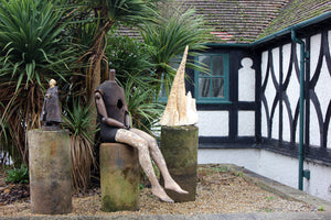 A Trio of Yorkshire Monastic Stone Columns; The Benedictine Monk Estate, Whitby