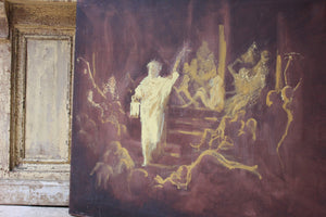 Tom Keating (British, 1917-1984); An Unfinished Oil on Canvas