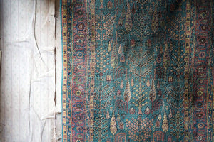 An Unusual Mid 20thC Tree of Life Turkish Rug