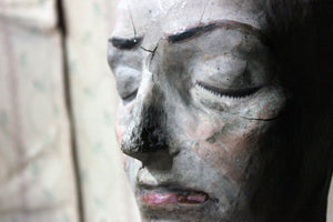 An Unusual 19thC European Painted Mask of a Lady
