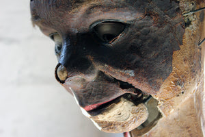 An Early 20thC French Ventriloquist’s Dummy Head c.1910-20