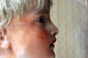 An Early 20thC French Wax & Composition Shop Display Mannequin c.1910-25