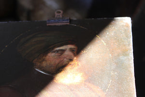 A Good 19thC English School Portrait of a Man Wearing a Turban Attributed to Frederick Weekes (fl.1854-1893)