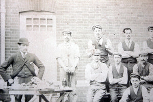 A Rare Albumen Print Photograph of Department Staff of West Sussex Lunatic Asylum, Chichester c.1900