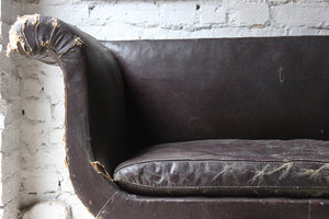 A Decorative William IV Period Rexine Upholstered Settee c.1835