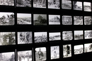 A Unique Collection of Forty-Nine Light-Box Framed Lantern Slides of WWI Interest c.1914-18